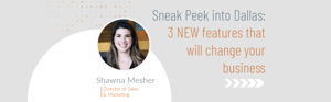 Shawna Mesher webinar preview for a sneek peak into Dallas